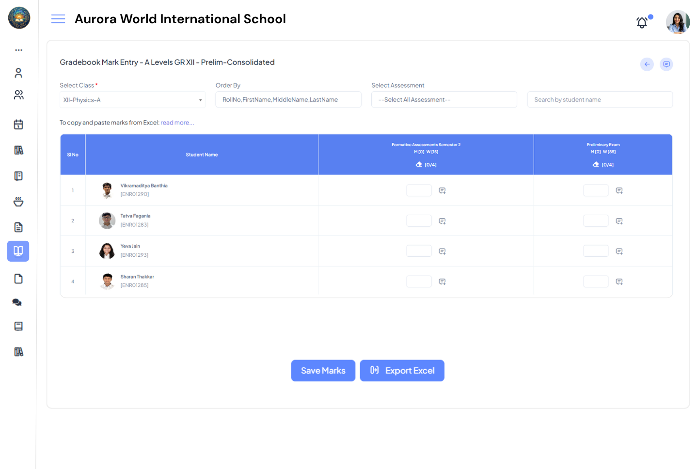 Assessment and Gradebook