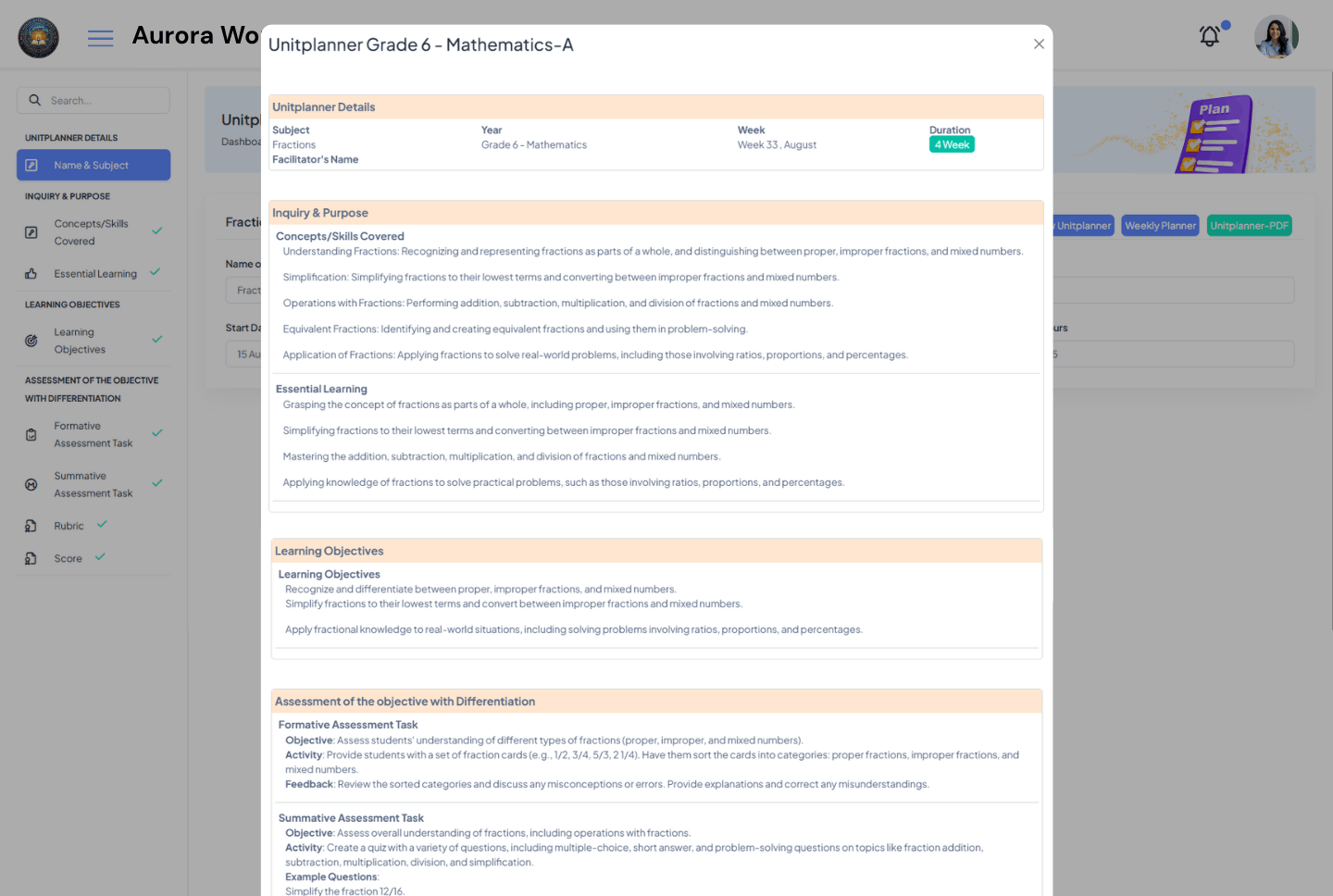 Aurora World International School