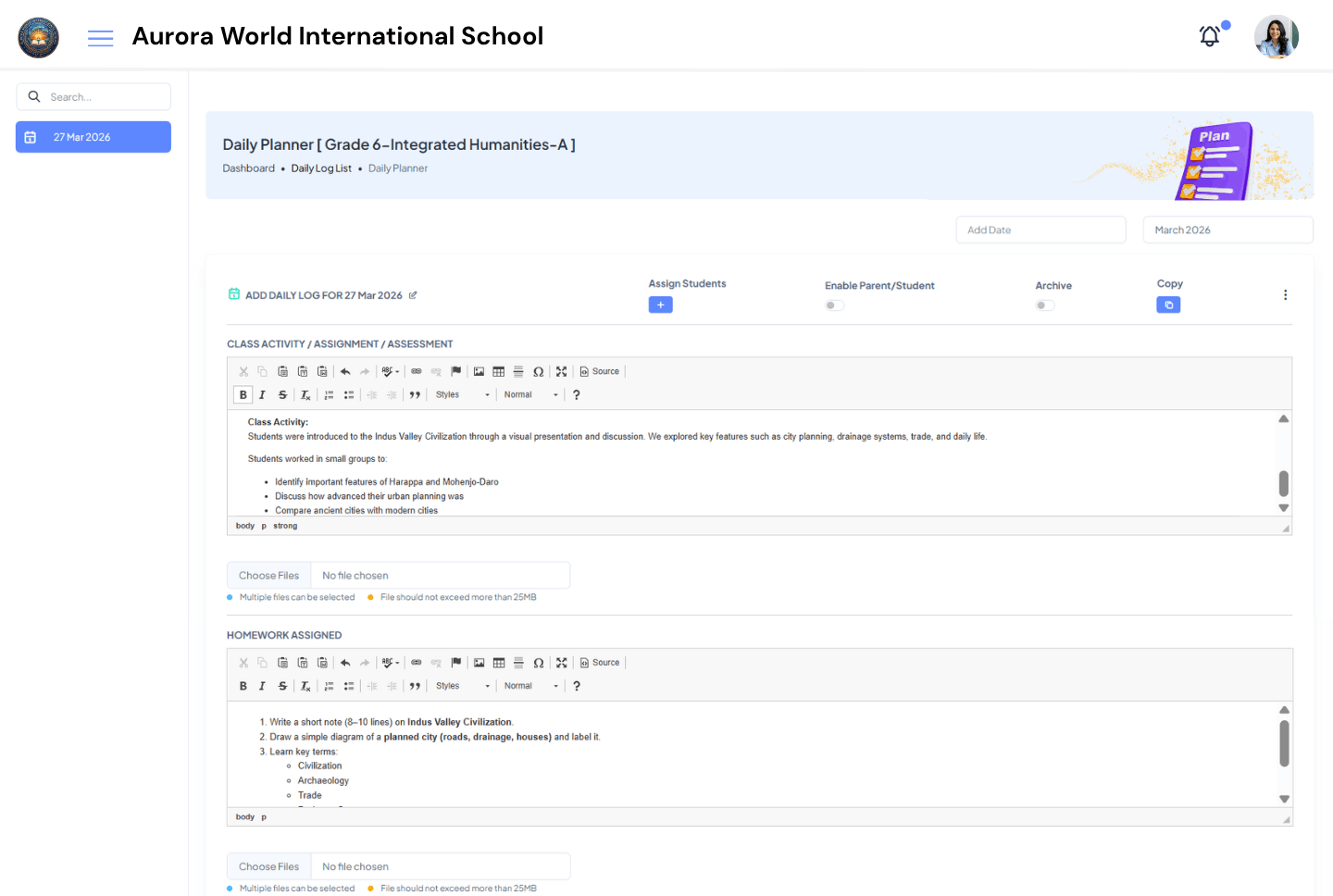 Aurora World International School