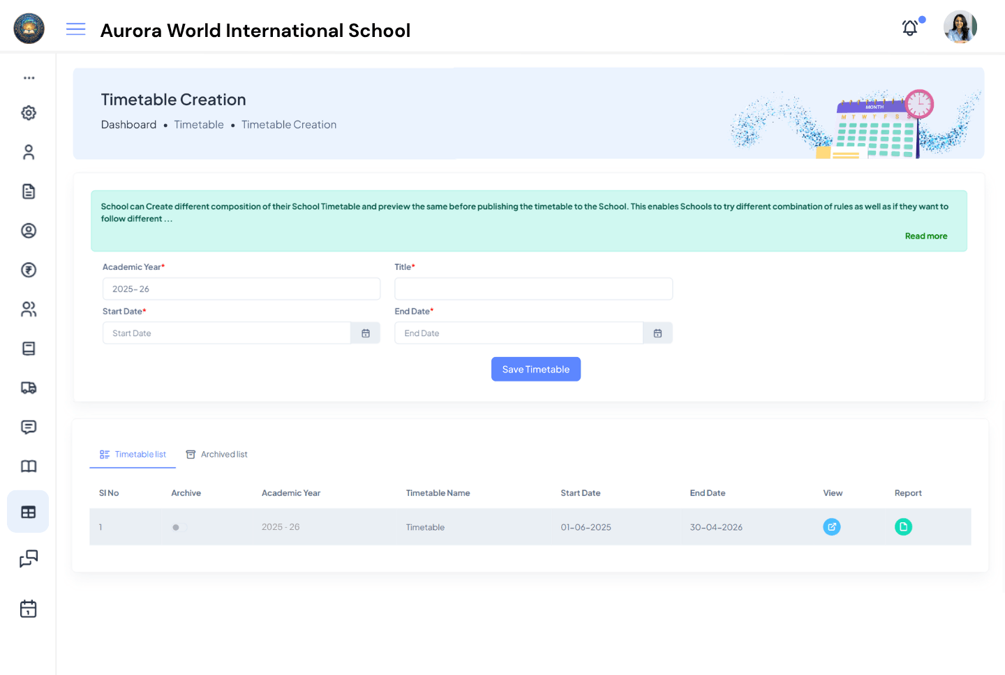 Aurora World International School