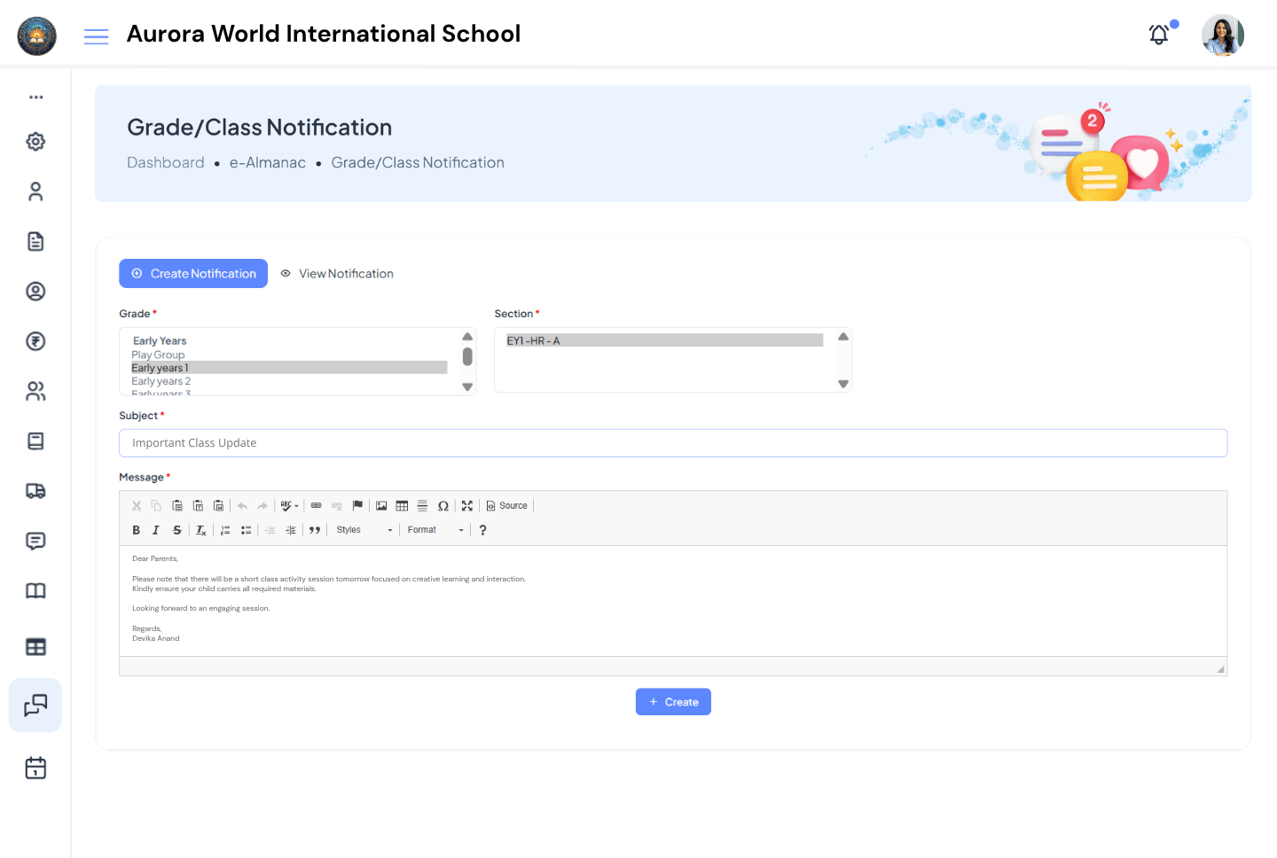 Aurora World International School